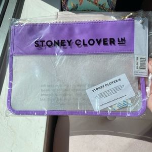 Stoney clover , classic clear flat pouch